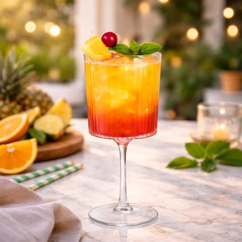 Oojami 12 Pack Clear Plastic Champagne Flutes, 8.5oz Ribbed Disposable Champagne Glasses, Long Stem Vintage Mimosa & Sparkling Wine Cups for Weddings, Parties, Celebrations - Image 5